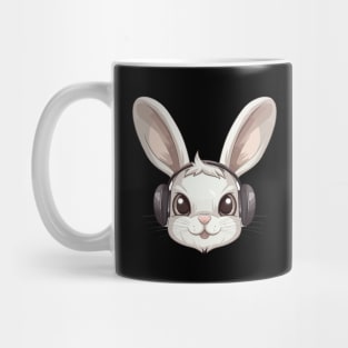 Rabbit With Headphones Mug